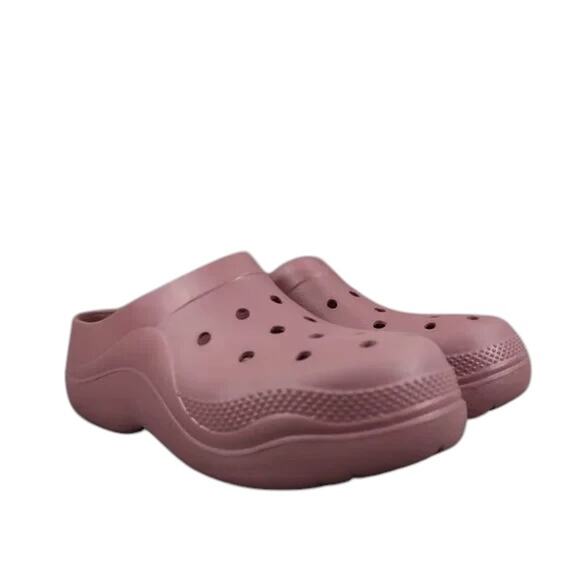 Steve Madden Shoes Women 9 Clog Slip On Scuff Mauve Comfort Rubber Casual Trendy - Picture 1 of 11